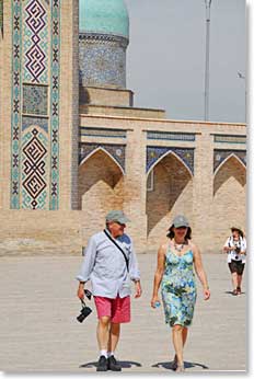 Charles and Vera enjoy  Tashkent.  Their stay in Istanbul had been lovely, but shared with many other tourists.