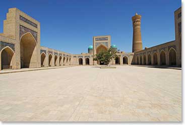 Quiet, seeped in history and legend, the streets of Bukhara captivated us today.