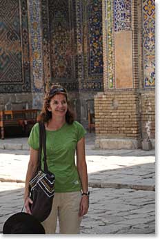 Kathy walked Samarkand’s streets with a sense of wonder; there were surprises at every turn.