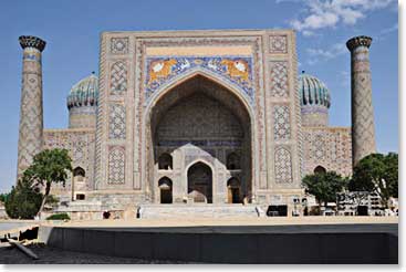 We will return to timeless Samarkand after our trip to the Fann Mountains.