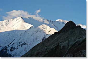 One of the many mountains which feed the beautiful lakes