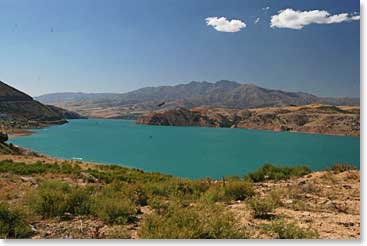 Beautiful Lakes in the Fann Mountains