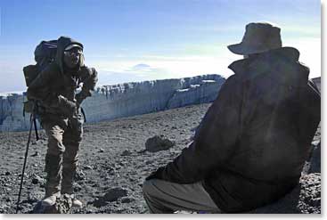 Julius and Jan contemplate life - and Mount Meru