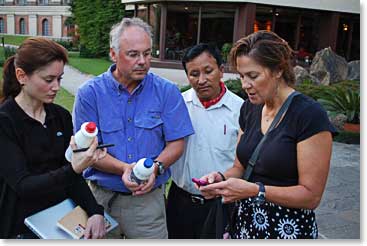 Our first lecture was delivered by a leading expert in the field. Dr. Budde Basnyet spoke to us about the common travelers concern about Diarrhea