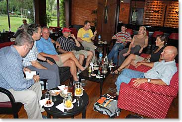 The afternoons for Oct 2nd and 3rd. Those of us who had arrived in Kathmandu would meet in the pub at the Yak and Yeti for the afternoon rounds of