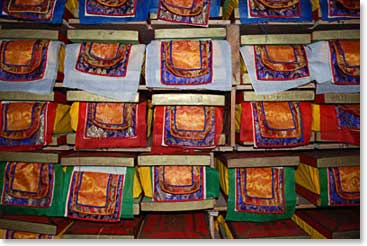 There are 108 ancient prayer books in the Khumjung monastery,  they are read in their entirety once each year