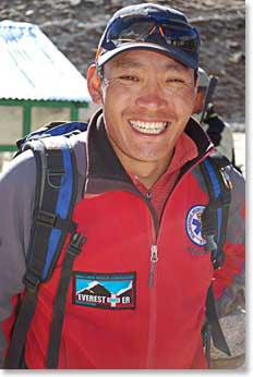 Lakpa Sherpa, one of our trekking guides has been a key staff member at Everest ER in recent years.