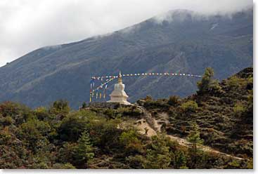 The team has left the spiritual and  beautiful Khumbu valley