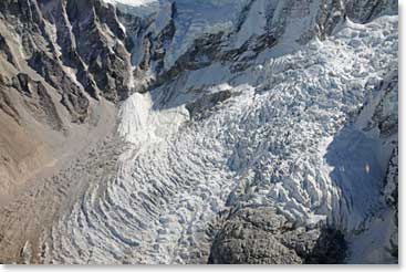 The Khumbu Icefall will be Jamie’s first challenge as he attempts to climb to the top of the world next spring