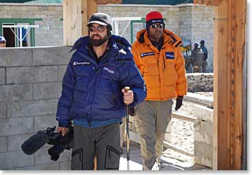 Dave and Lovinder ready to move to higher altitudes
