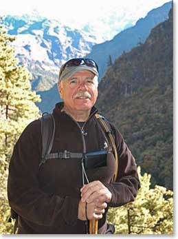 Richard taking time to pose for a picture