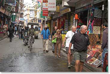 Some last minute shopping in Thamel