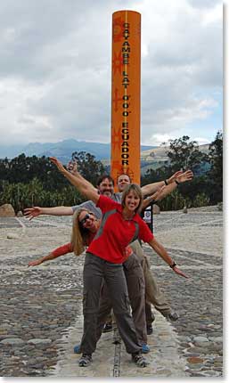 Straddling the Equator!