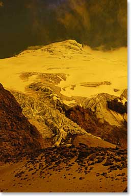 Our goal tomorrow morning: Cayambe