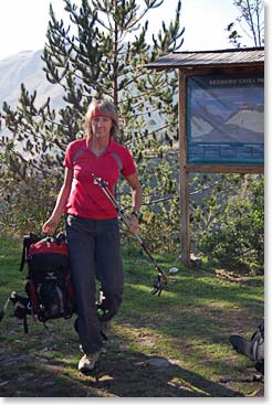 On each of our long days during this trip, Janice always finished looking as if she had plenty of energy to spare.