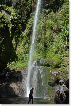 Waterfall in Arusha National Park