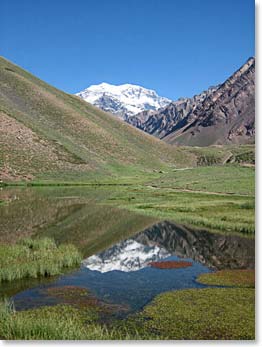 A last look back at the mighty Aconcagua as we head towards home