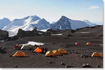 >Our camp site in Nido de Condores