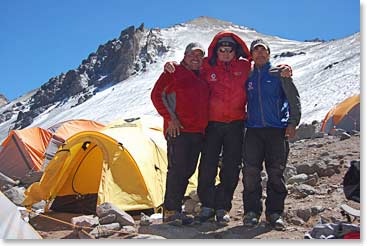 Osvaldo, Wally, and Juancho, our fantastic guides