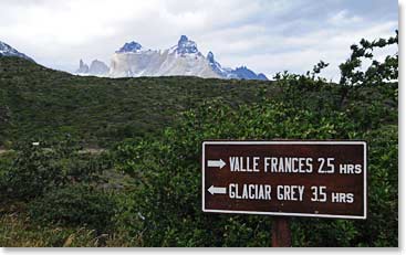 Our goal on Saturday was Glacier Grey where a boat was to pick us up.