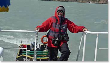 Once we were on the boat, we moved straight to the top deck to take photos.