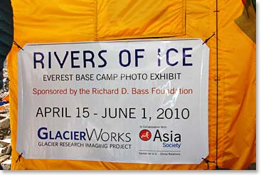 David’s display at Base Camp this year was sponsored by the Richard D. Bass (Dick Bass) foundation.