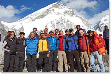 Outside the Exhibit a group of expedition leaders and guides gathered for a photo.