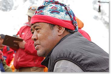 Ang Dorjee told us that he last visited Everest Base Camp 18 years ago, in 1992.