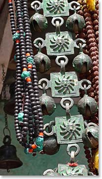 A sample of some Tibetan jewelry for sale.