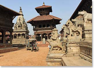 The medieval city of Bhaktapur