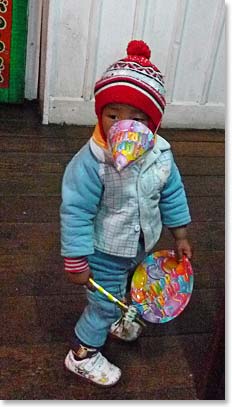 Nepalese kids know how to party