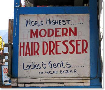 The World's Highest Modern Hairdresser