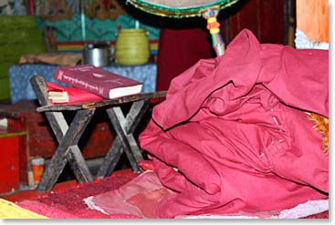 A prayer seat in the nunnery