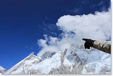 We finally get our first close-up with Everest.