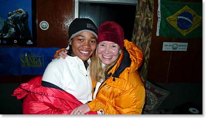 Leila is happy to meet LaQuishia again.