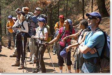 Everyone is spellbound by their first views of Mount Everest.