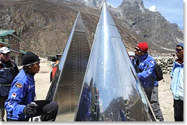 At Pheriche we visited the memorial for climbers who have been lost on Everest over the years.