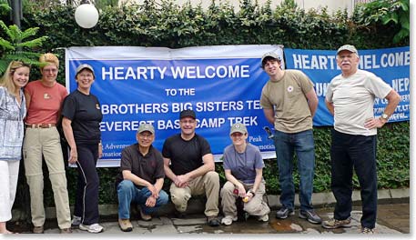 The whole team is finally together and ready to begin our trek to Everest Base Camp.