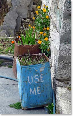Talk about knowing how to recycle!