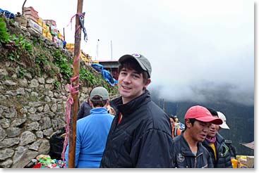 Andrew at the Namche Market