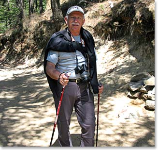 Doug on the trail