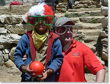 Will this child one day be a famous Nepalese comedian?