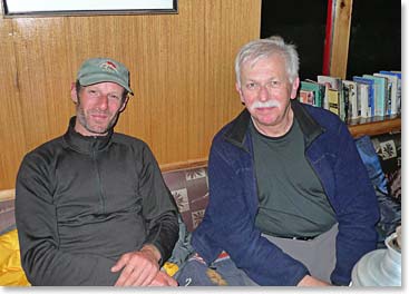 Dr. Eric Nilles, the volunteer doctor at HRA joined us for dinner.
