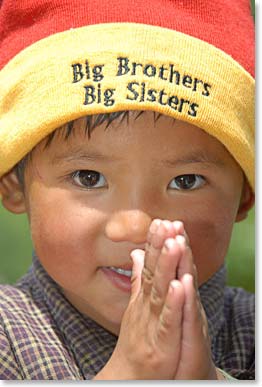 The local Sherpa children are hard to forget.