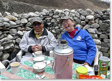Brenda and James, always laughing and having fun