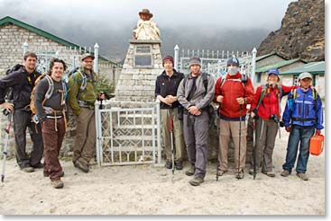 Visiting the Edmund Hillary Memorial