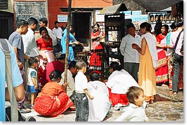 Street scene in the city