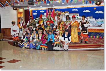 Tibetan fashion show