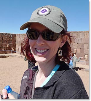 Sam in Tiwanaku