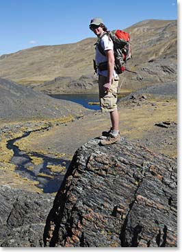 Chris checking out the scenery